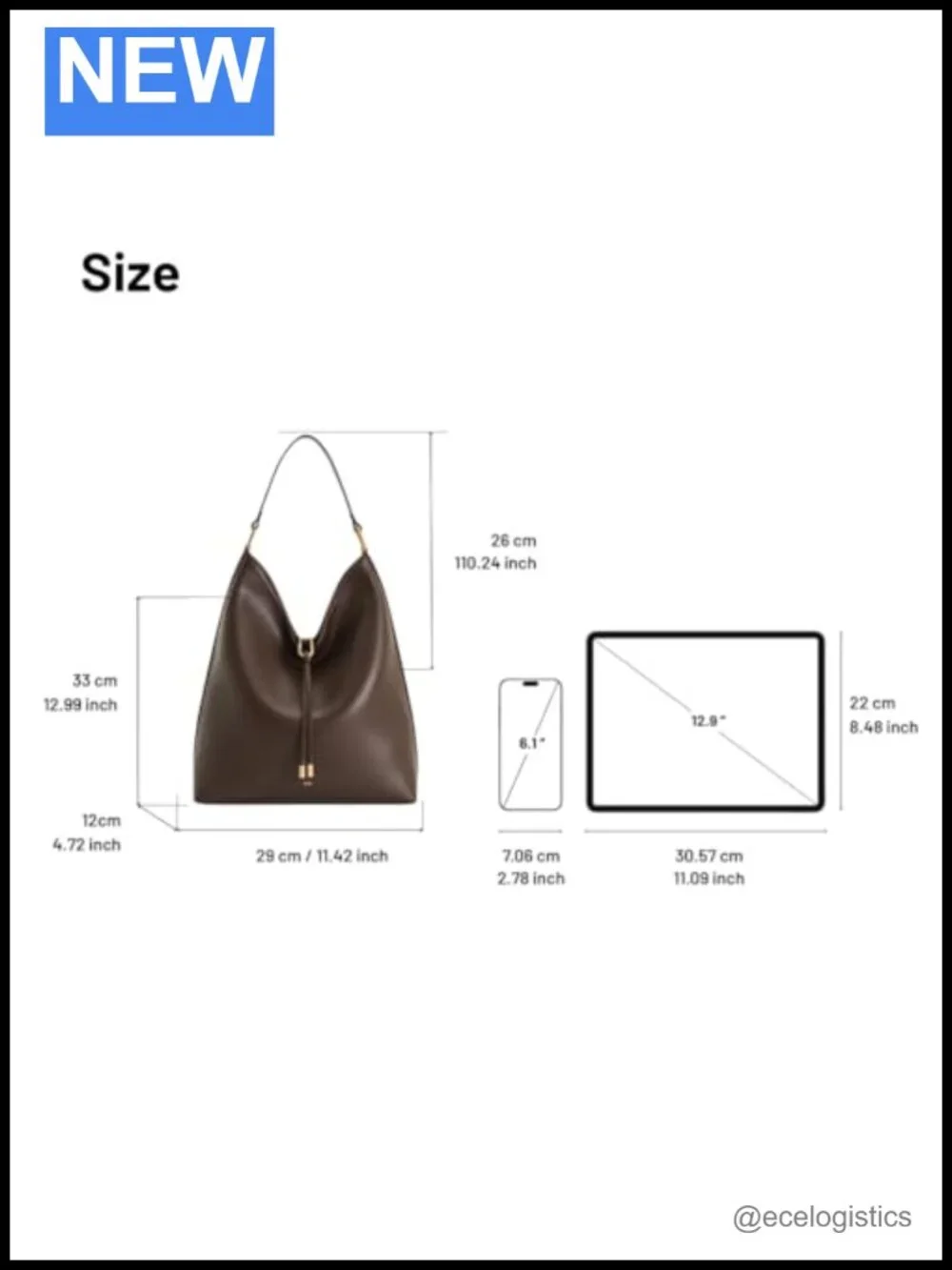 Faux Suede Shoulder Bag Vegan Leather Gold Hardware Handbag